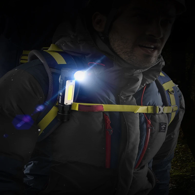 Work light multi-function magnetic suction portable headlight flashlight can be converted at will