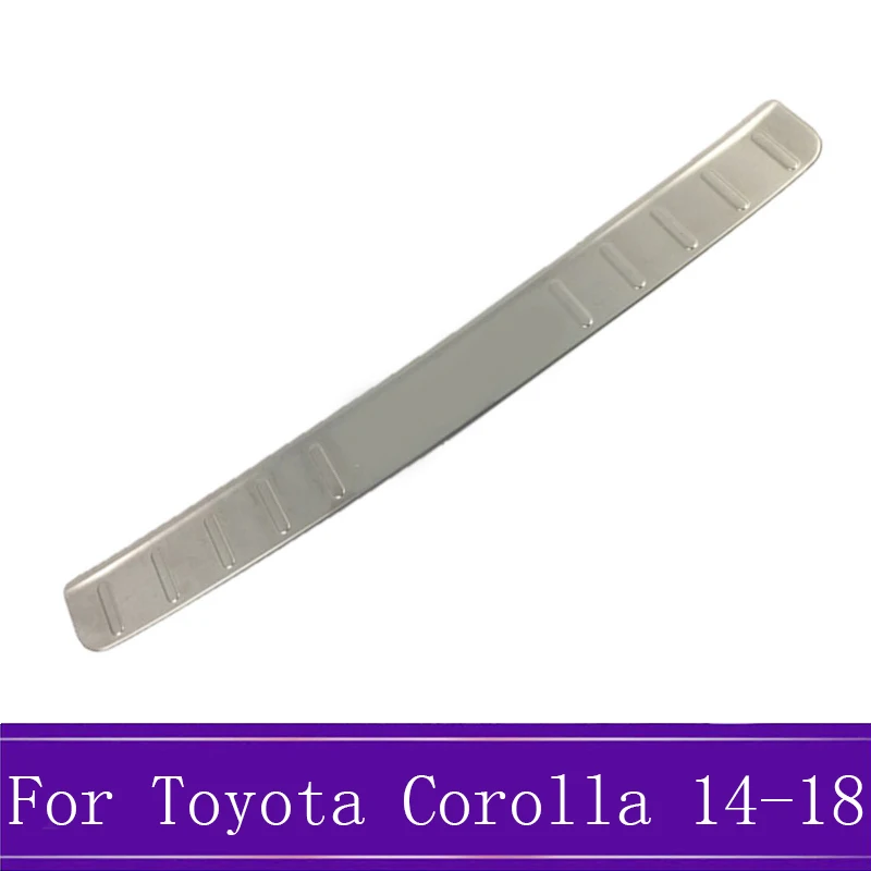 Подходит для Toyota Corolla Задняя накладка на бампер из нержавеющей стали Декоративная защита аксессуары для стайлинга автомобиля