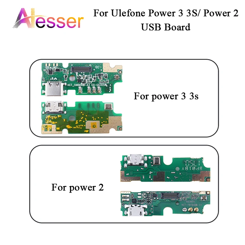 Alesser для Ulefone power 3 3s USB порт телефон штекер плата зарядки сборка Запчасти ulefone