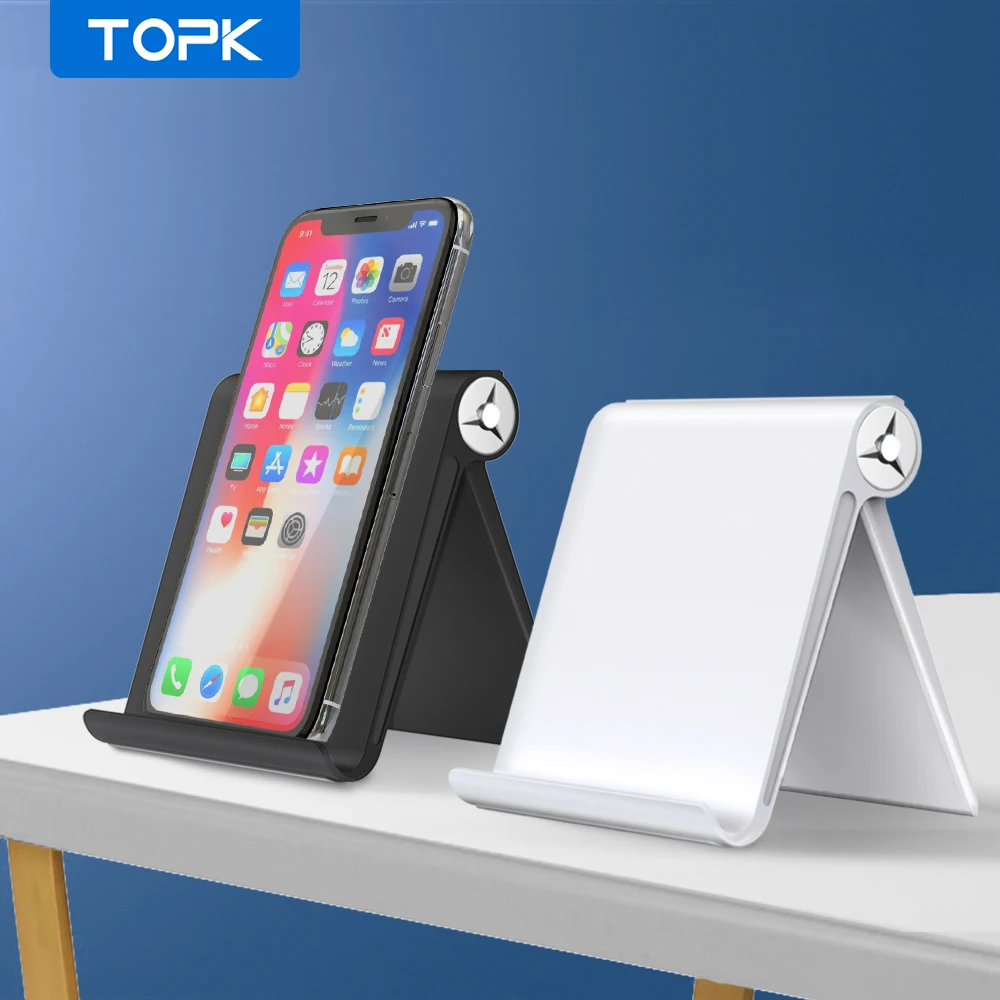 Подставка для телефона TOPK iPhone Xs Max XR складной мобильный телефон подставка Samsung S9 S8