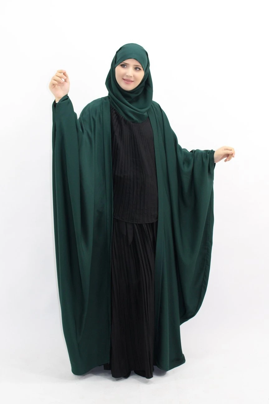 Рамадан мусульманская молитва одежда для женщин Abaya рукав летучая мышь Djellaba