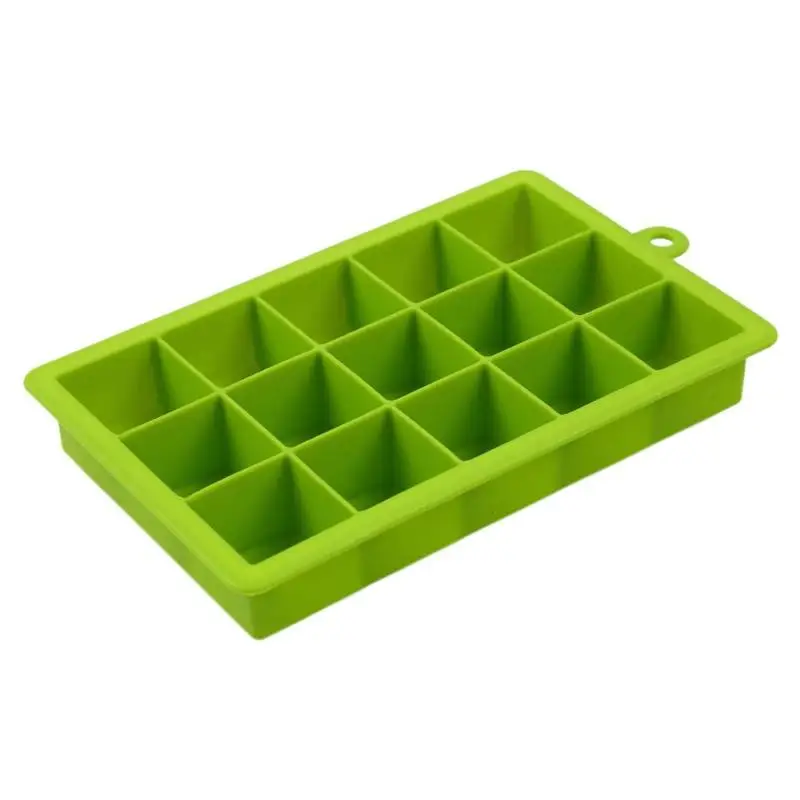 DIY Форма для приготовления льда квадратной формы силиконовая 24 Сетки лоток для льда кухонный аксессуар