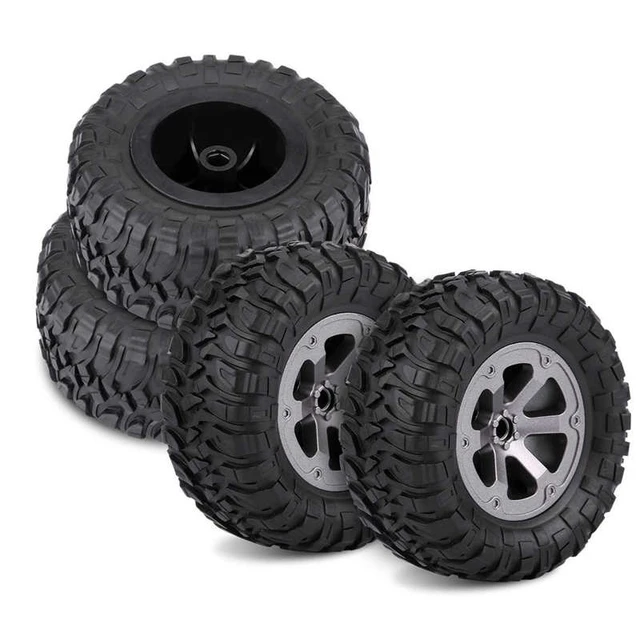 2 Pieces 1/16 Wheels Tires Upgrade for 16889 Crawler RC Car Trucks  Accessories 