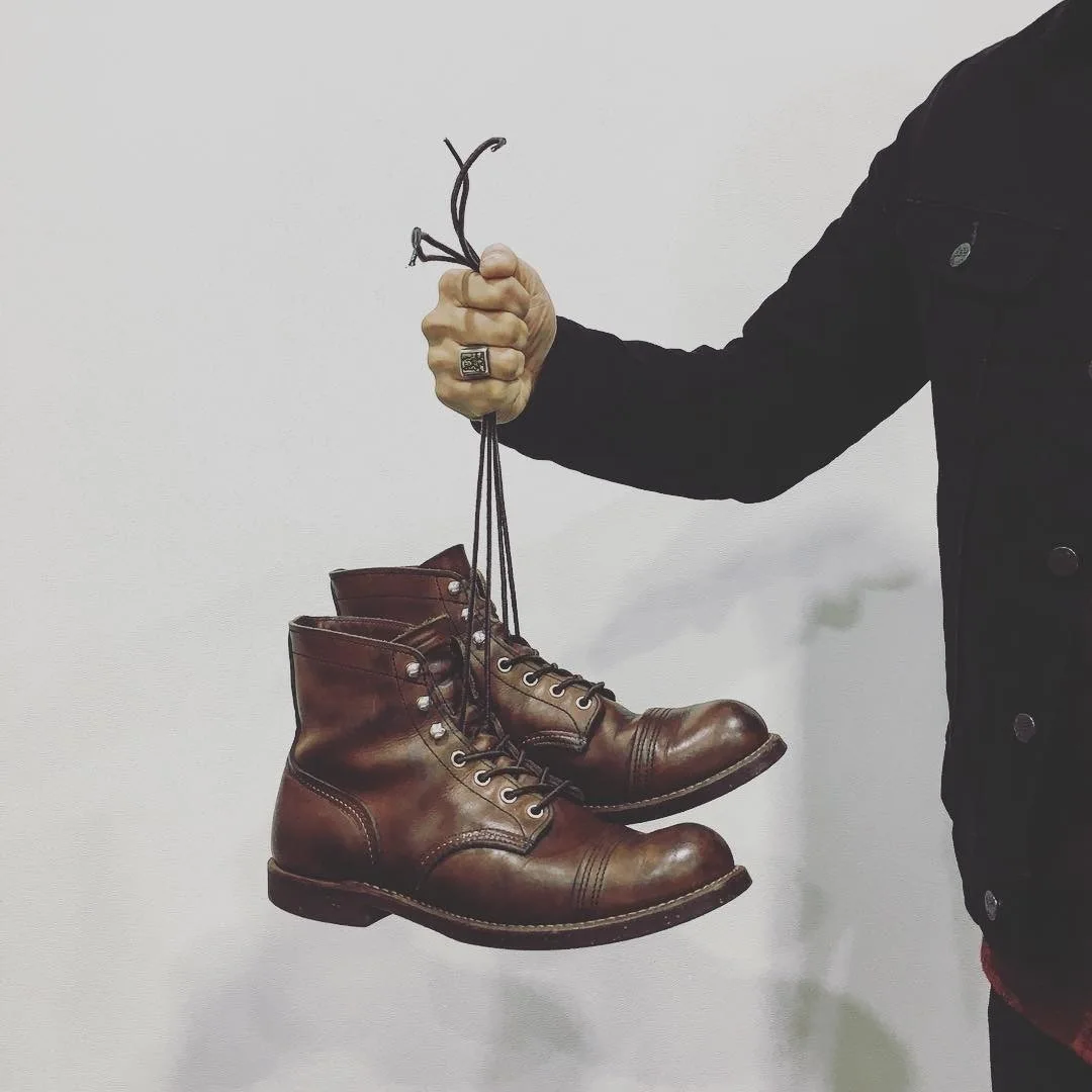 

Handmade shoes Martin boots men's short boots overalls boots