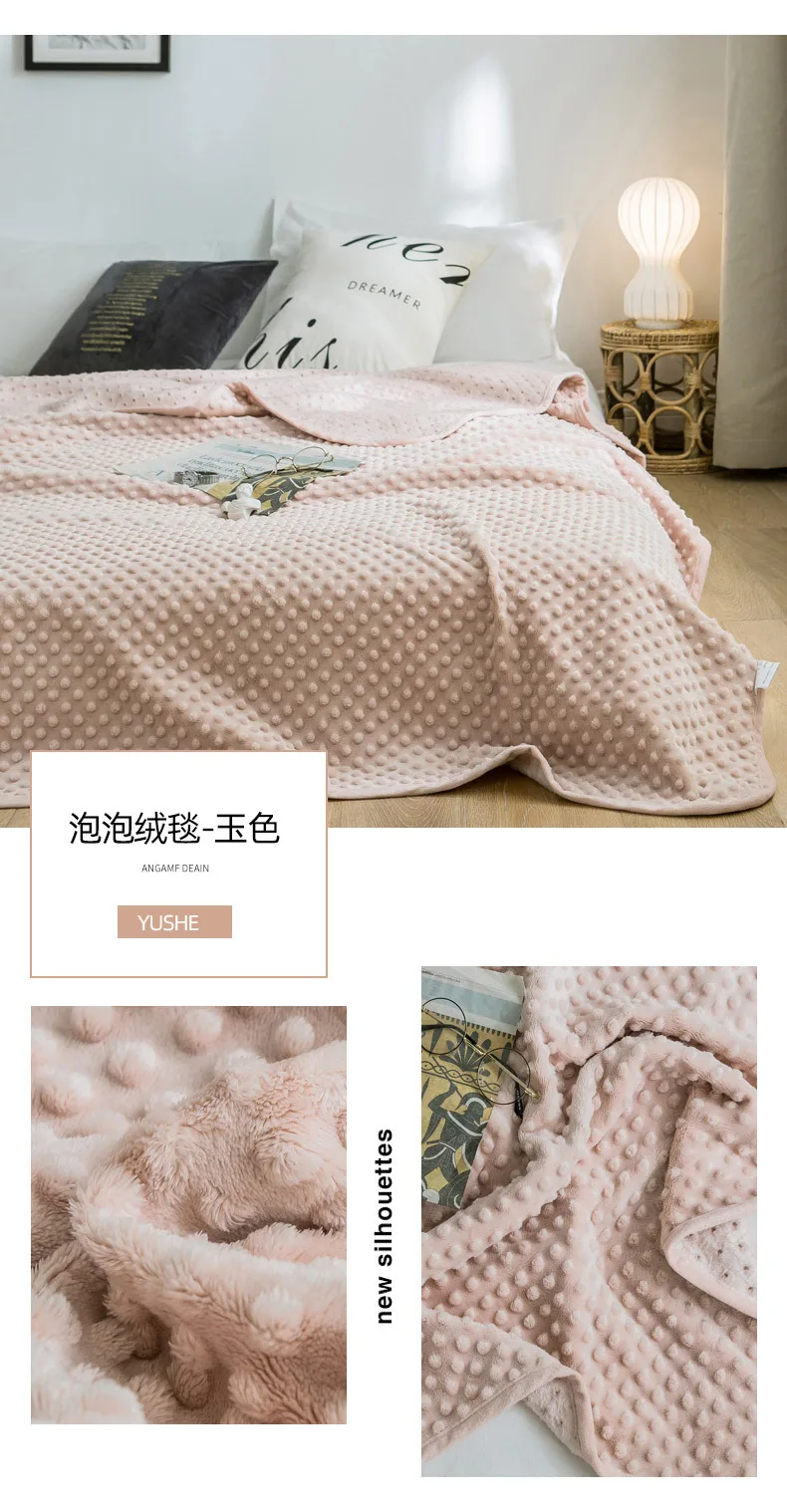 Cobertor de Cama Novo Cobertor Swaddling Bebê Envoltório Cobertores Quente Crianças Colchas Estudante Escritório Inverno Capa Perna Nap Produtos 2022 & 7 Cobertores e mantas