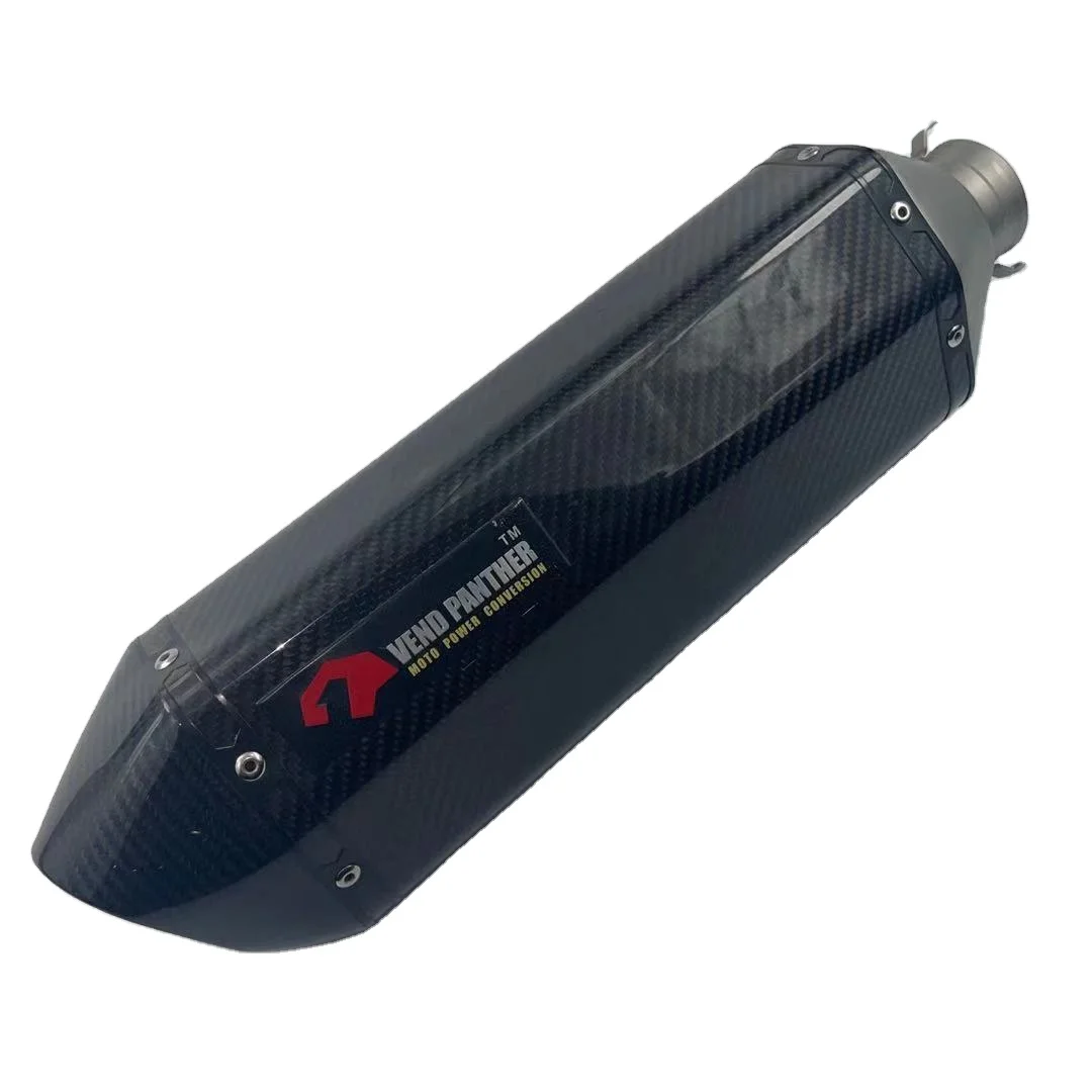 Jeabo выхлопная труба для мотоцикла из углеродного волокна большая Шестигранная