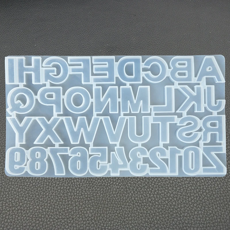 DIY силиконовые буквенно-цифровые форма бетон гипс кристалл дизайн буквы 3D торт ко дню рождения шоколадный Декор