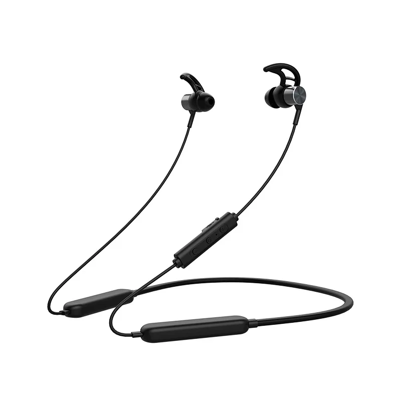 dual battery-black E18 Спортивные Беспроводные bluetooth-наушники, гарнитура высокого качества, Bluetooth наушники с микрофоном, магнитным шейным ремешком для iPhone, Xiaomi - Цвет: dual battery-black