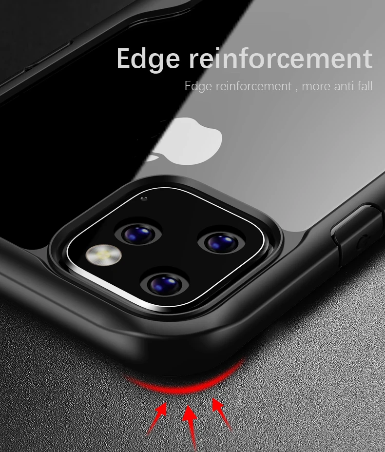 Чехол для iphone 11 IPAKY противоударный чехол Роскошный прозрачный силикон ТПЭ+ Чехлы для телефона для apple iphone 11 pro максимальный чехол