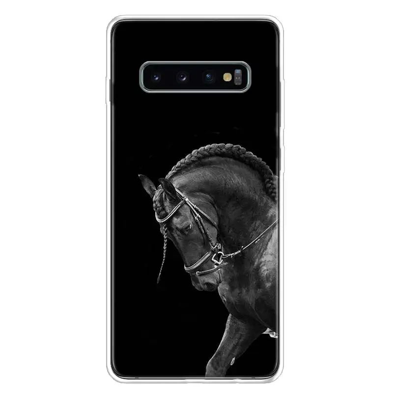 TW144-3 Horse чехол с изображением животного чехол для телефона для samsung Galaxy S10+ Note 10 9 8 S9 S8 J4 J6 J8 плюс S7 S6 корпус под плетенную сумку - Цвет: TW144-3