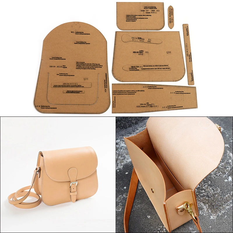 Per navigatie Nageslacht 1Set Diy Kraftpapier Template Nieuwe Britse Zadeltas Crossbody Tas Leer  Ambachtelijke Patroon Diy Stencil Naaien Patroon 28cm * 20  Cm|Leerlooigereedschapsset| - AliExpress