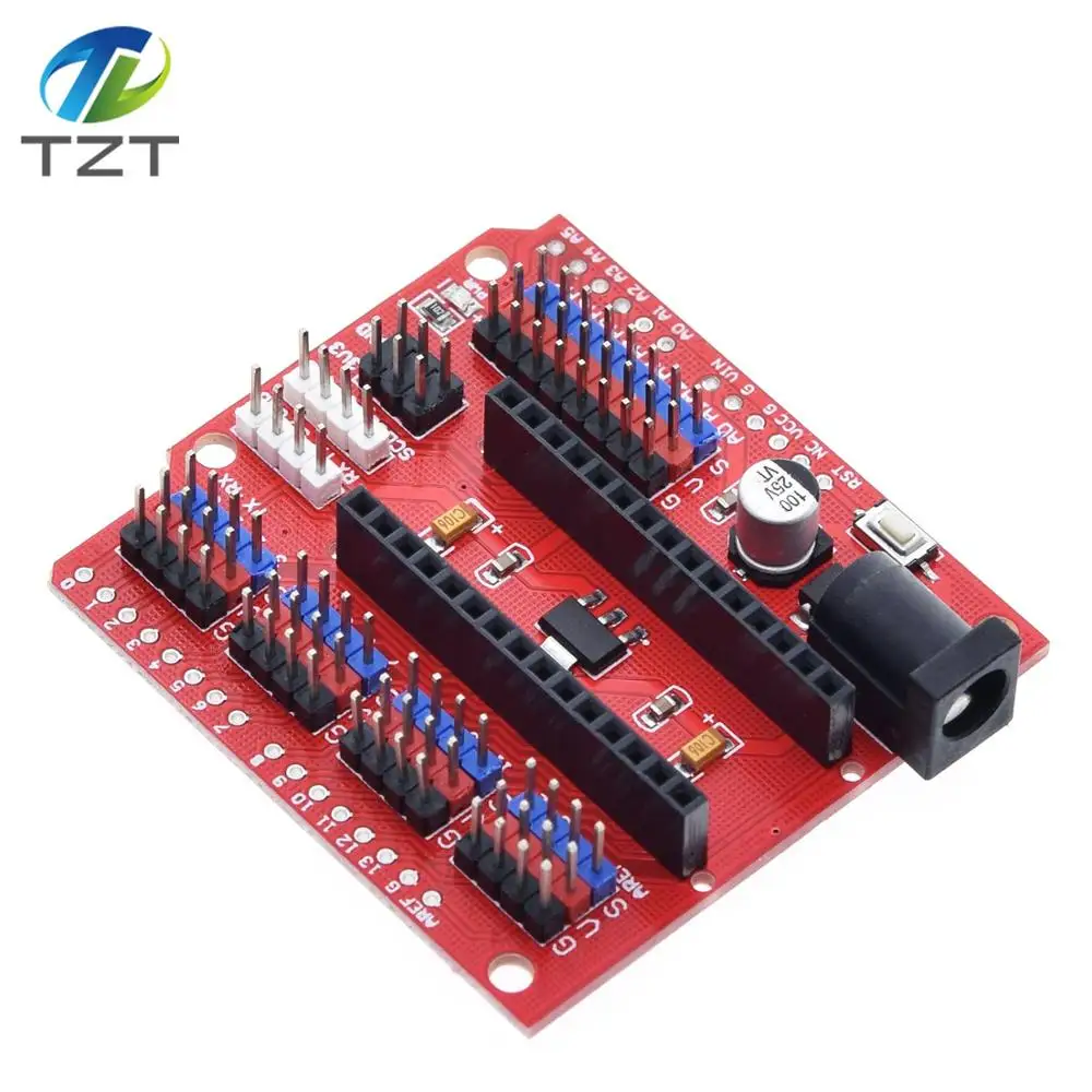 NANO I/O IO датчик расширения щит модуль для Arduino UNO R3 Nano V3.0 3 0 контроллер совместимая