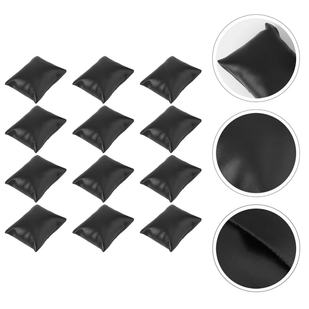 

Полиуретановые Подушки для часов 12 шт./лот, практичные удобные держатели для демонстрации ювелирных изделий, витринные подушки для магазина