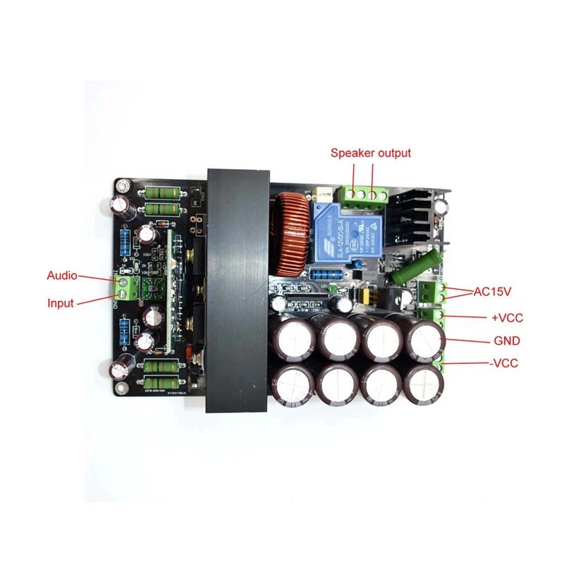HIFI Высокая мощность IRS2092+ IRFB4227 моно 1000 Вт Цифровой Усилитель мощности доска класса D сценический Усилитель мощности доска
