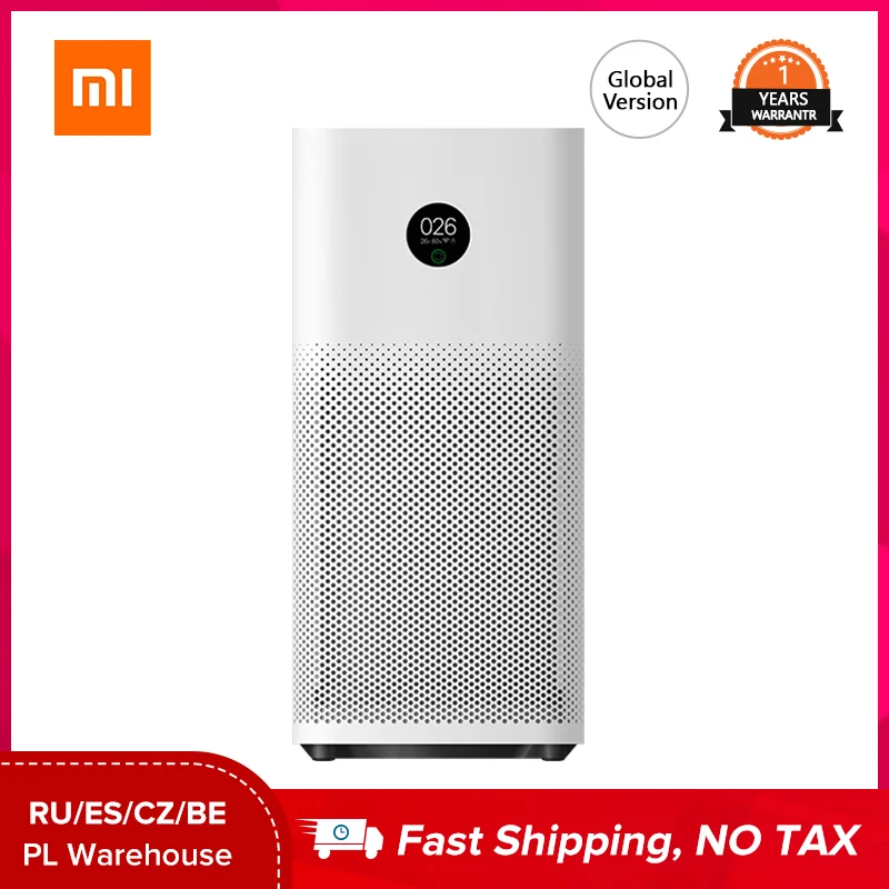Xiaomi-purificador de aire Mijia Mi 3H, esterilizador con formaldehído, limpieza inteligente, filtro Hepa para el hogar, aplicación inteligente WIFI