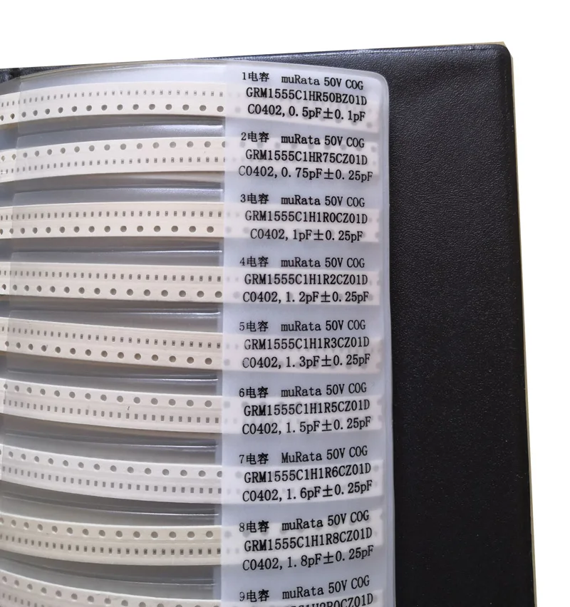 Бесплатная доставка 0402 SMD конденсатор книга для образцов 80 valuesx50 шт. = 4000 0 5 пФ ~ мкФ