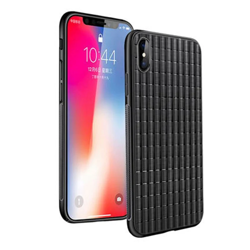 Модный чехол для телефона iPhone XS Max, мягкий резиновый силиконовый защитный чехол для iPhone X/XS/XR, дизайн с вырезами