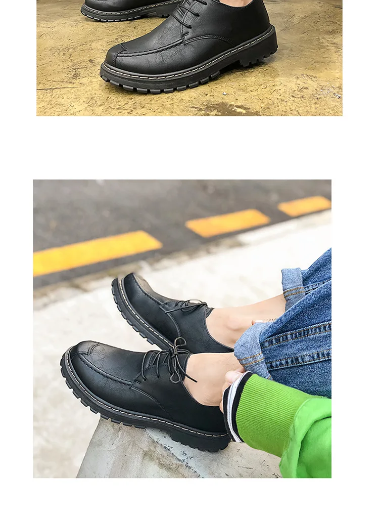 new men's casual shoes trend wild fashion men's shoes wholesale low to help thick-soled shoes tide shoes