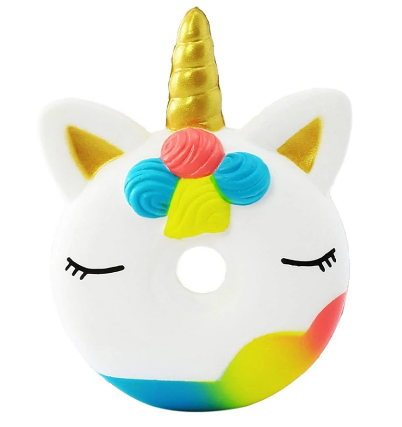 Kawaii, мягкие игрушки для детей, единорог, забавная антистрессовая игрушка, милый мультфильм, медленно поднимающийся, мягкие игрушки, детский подарок - Цвет: NNL164