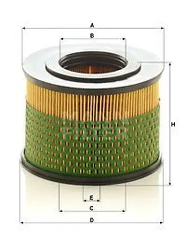 Фильтр воздушный MANN-FILTER C1233