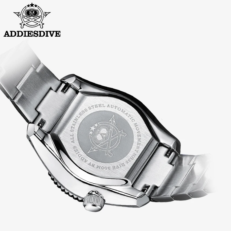ADDIESDIVE Watch BGW9 Super Luminous Sapphire Crystal 316L Steel Automatic Mechanical 300m Diving NH35 Watches Men