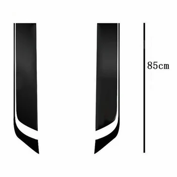 

Set Car Sticker 2Pcs Scratch resistant Waterproof Replacement Parts Hood