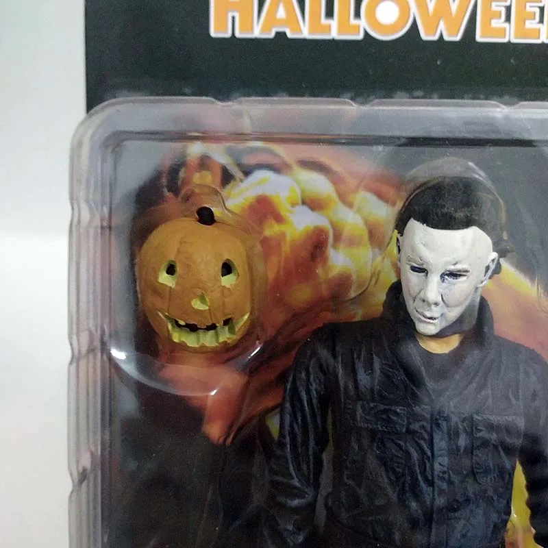 Светодиодный фонарь в виде тыквы Майкла Майерса на Хеллоуин Kotobukiya Horror John Carpenter's Laurie Strode, модель игрушки, куклы