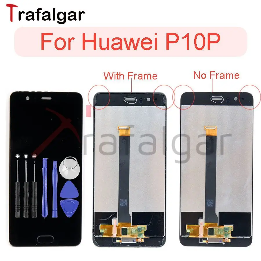 

Huawei P10 Plus VKY-L29 LCD Display Touch Screen Panel Digitizer For 5.5" Huawei P10 Plus LCD With Frame VKY L09 L29 Screen