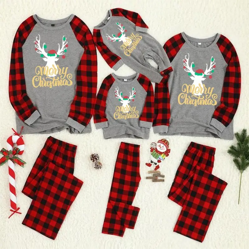 Рождественские пижамы; рождественские комплекты для папы, мамы и меня; Семейные рождественские пижамы; пижамы для папы, мамы и ребенка; пижамы для мальчиков и девочек