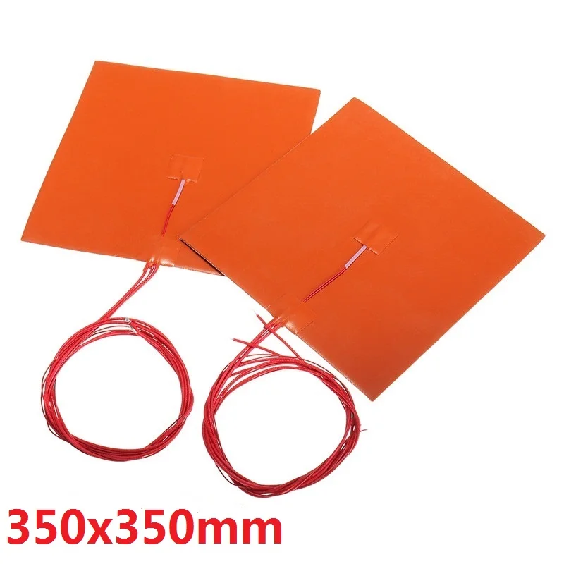 350X350 мм. 600W 220V силиконовые грелки 3d принтер кровать с подогревом 100 к термистор и 3m