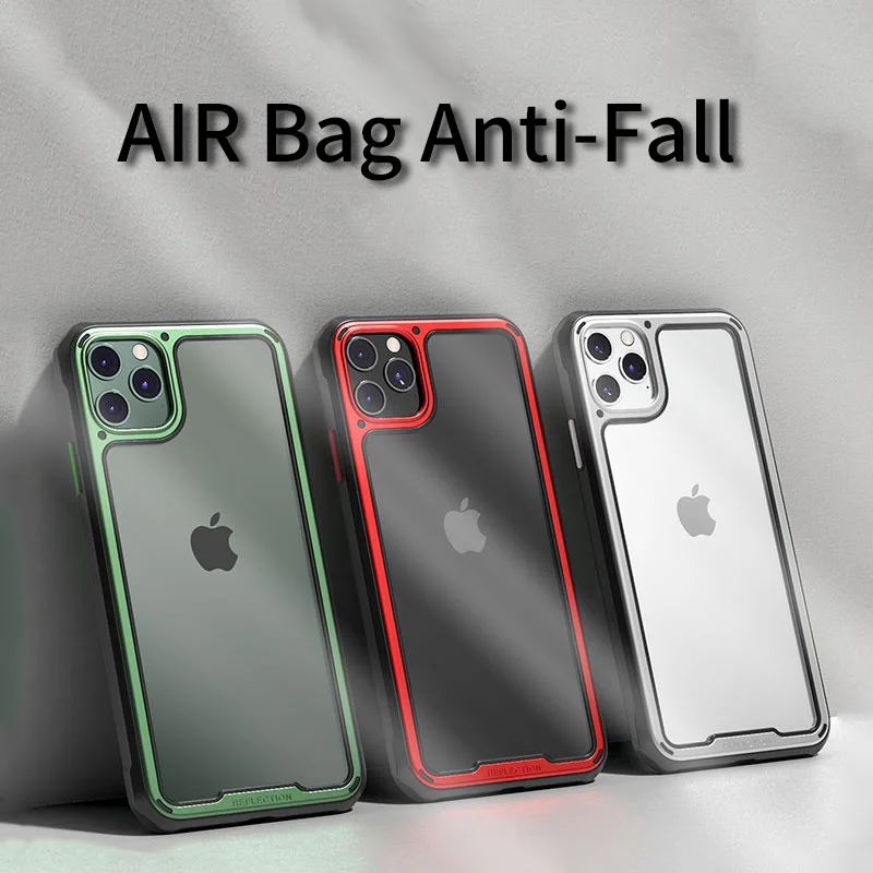 

Airbag anti-fall case For 11 pro max transparent all-inclusive frosted silicone high-end tide brand new for iPhone 11 Pro cover