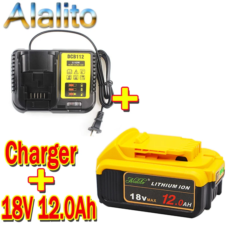 Сменный аккумулятор для электроинструмента DeWalt DCB184 DCB181 DCB182 DCB200 зарядное