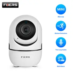 Fuers HD 1080P IP камера, портативная мини камера для помещений, беспроводная домашняя камера безопасности, WiFi камера наблюдения, камера ночного