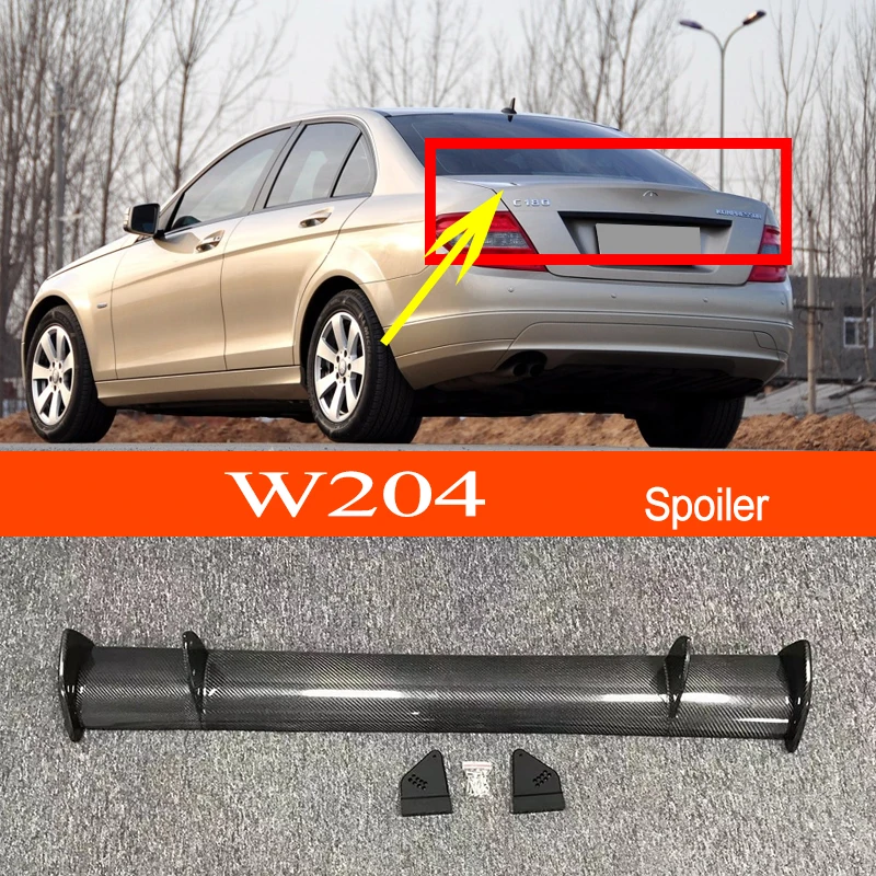 

W204 углеродное волокно/FRP GT-стиль автомобильный стиль спортивная модель для Mercedes-Benz C-class W204 2008-2014