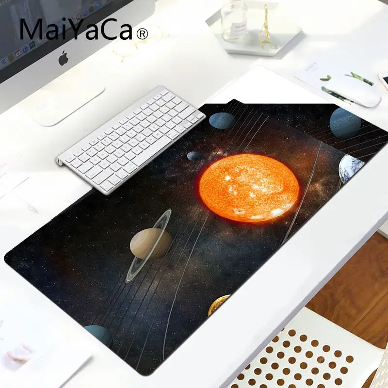 MaiYaCa планеты Солнечной системы Подгонянные коврики для мыши компьютерный ноутбук Аниме Коврик для мыши большой коврик для мыши ПК компьютерный коврик