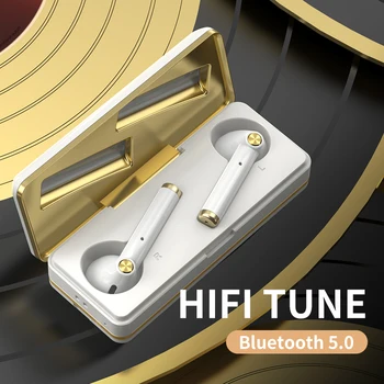 

2020 New In Ear TWS Bluetooth5.0 Earphone Bass Stereo Wireless headset With Mic Handsfree Earbuds S001