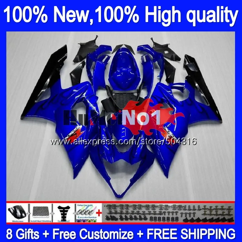 Тюнинг-пакет для SUZUKI 1000CC GSXR-1000 GSXR 1000 21MC. 8 GSX-R1000 GSX R1000 05 K5 GSXR1000 2005 2006 05 06 цвет: черный, синий обтекатели
