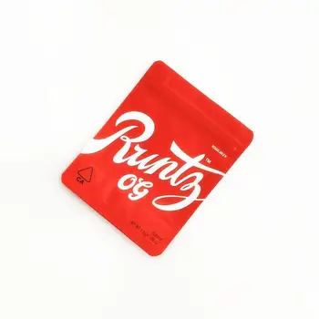 

Runtz Zipper Bags White Pink White Runty OG Smell Proof Bags Mylar Childproof Bag for Dry Herb Flowers