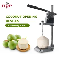 ITOP Green Coconut Opening Devices  Stainless Steel Fruit Cut Knife Hole Opening Cutting Tool Drill Kitchen Tool Easy To Clean