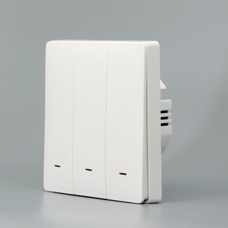 ZigBee умный светильник настенный выключатель кнопочный переключатель 1/2/3 Tuya дистанционного Управление Сенсор переключатель 86 стены Панель совместим с Google Home, Alexa
