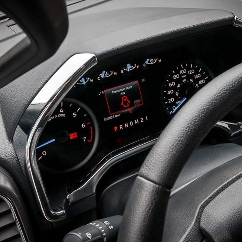 Панель бокового счетчика крышки планки комплект для- Ford F150 Super Duty(хром
