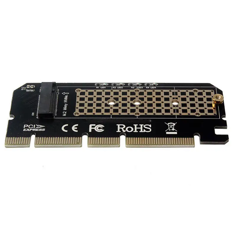 Pro M.2 Накопитель SSD с протоколом NVME Ngff к PCI Express 3,0X16X4 адаптер M ключ интерфейсная карта полная скорость