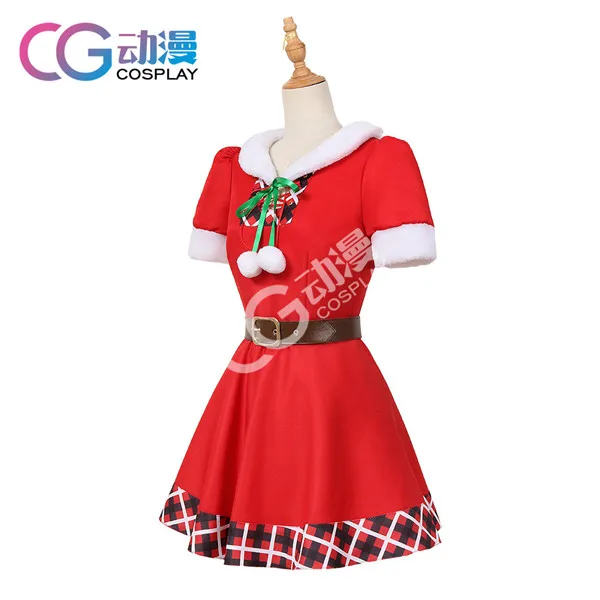 Потрясающая мечта! Популярное рождественское платье Ichigaya Arisa Red Lucky Новинка, женская одежда для косплея