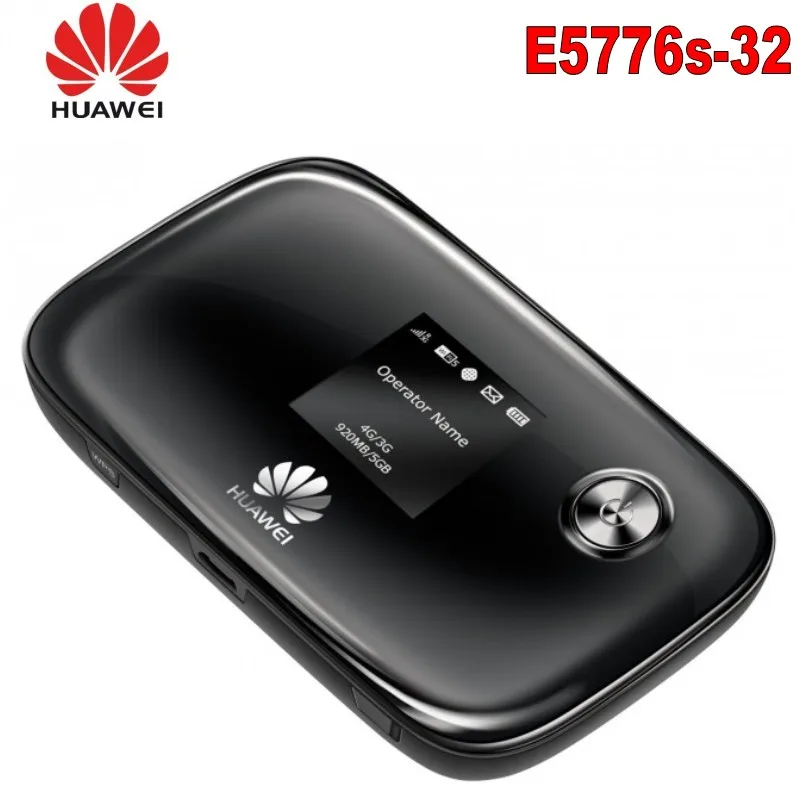 Huawei E5776 150 Мбит/с 4G LTE и 42 Мбит/с 3G Мобильная точка доступа WiFi(4G LTE в Европе, Азии, Ближнем Востоке, Африке и 3G по всему миру