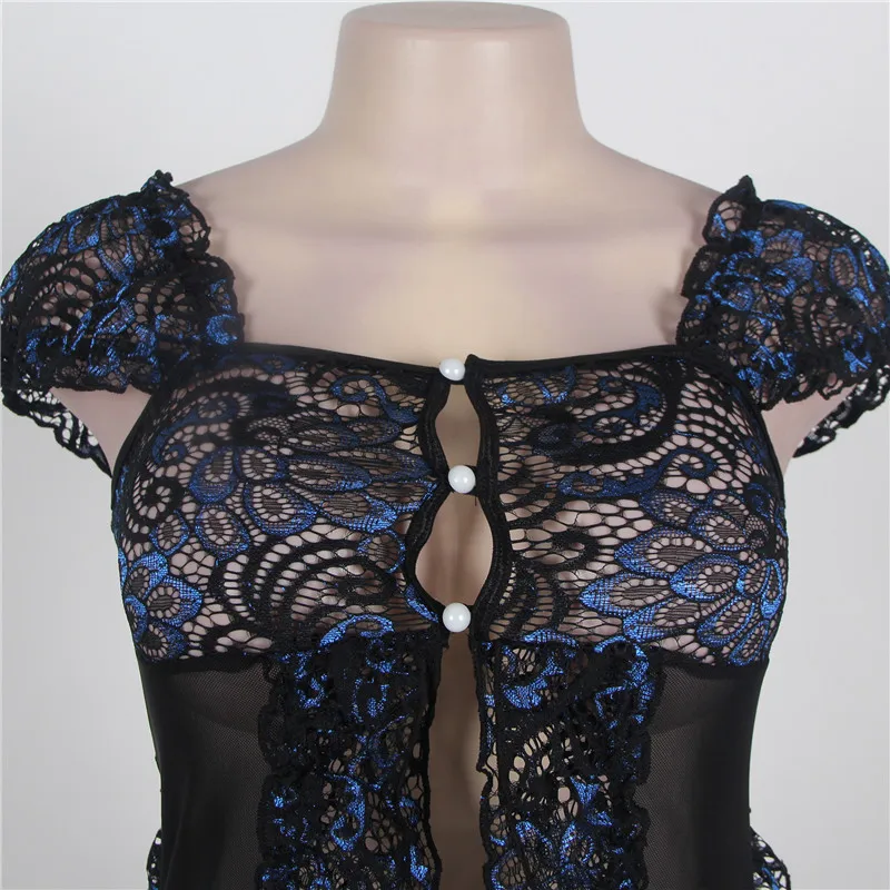 Ohyeahlover экзотическое кружево открытая стежка принцесса Babydoll привлекательное пикантное белье Porno короткое необычное Slash шеи Ropa интерьер RL80342