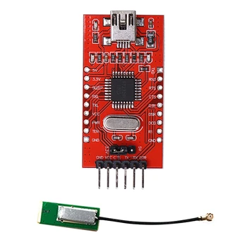 

HFES 2 Pcs Accessories: 1 Pcs Usb 2.0 to Ttl Level Download Cable to Serial Board Adapter Module & 1 Pcs Bt-166 3Rd-Ipex 28Db Hi
