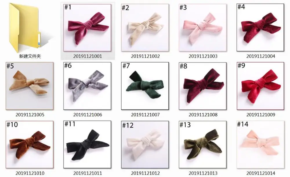 mix color min is 5pc 200 шт., 2 дюйма, однотонные бархатные банты для волос, прекрасные заколки для волос для девочек, детские заколки для волос, заколки для волос ручной работы с бантом - Цвет: mix color min is 5pc