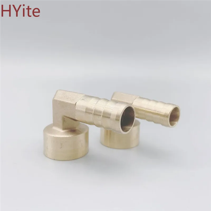 Локоть латунный колючий фитинг 8 ~ 16 мм шлангов x 1/4 &quot3/8&quot 1/2 &quotЖенский резьбовой