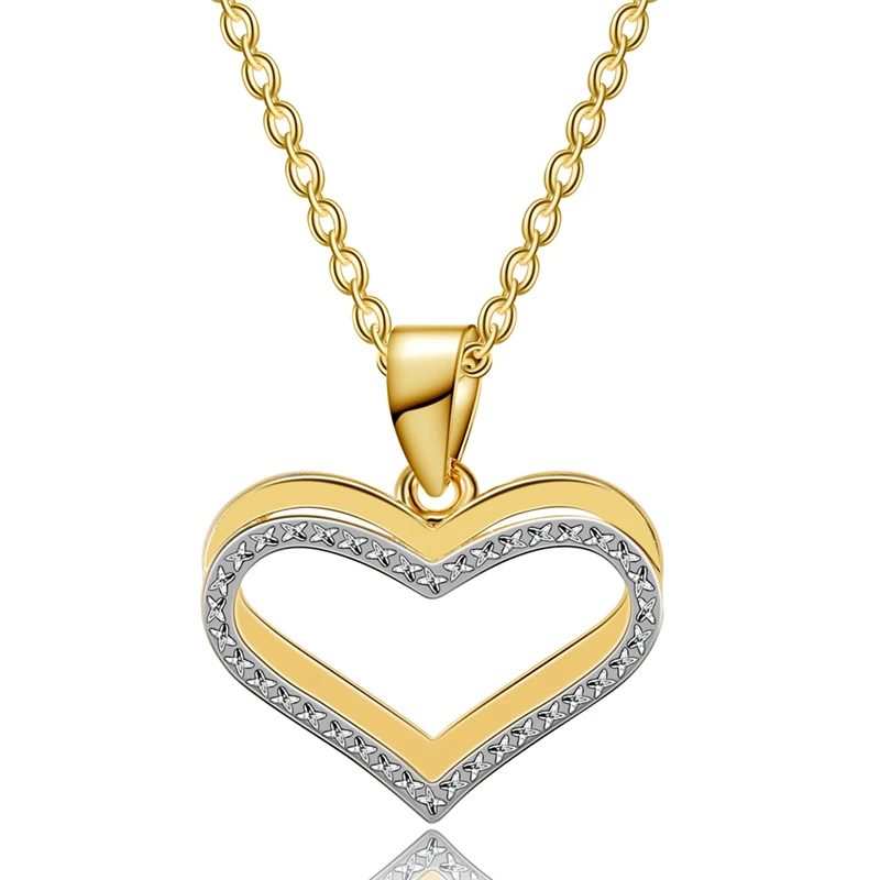 Романтическое ожерелье чокер в форме сердца и звезды с кулоном многослойное