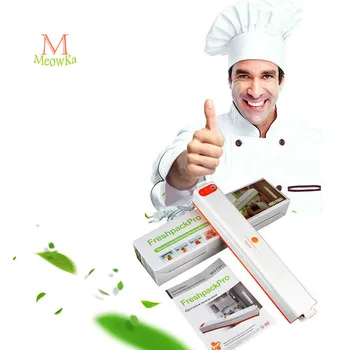 

Meowka Household Vacuum Pack Compression Sealing Machine Fully Automatic Fresh Food Packing Plastic Sealing Vacuum Kitchen